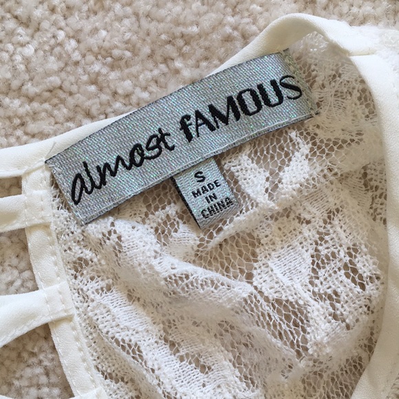 White Lace-top Dress - Picture 7 of 9